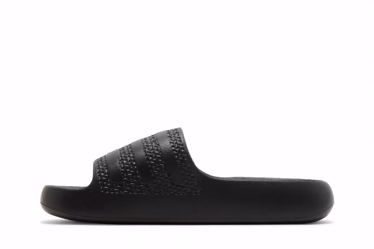 Adidas Women's Adilette Ayoon Slide Core Black, view 4