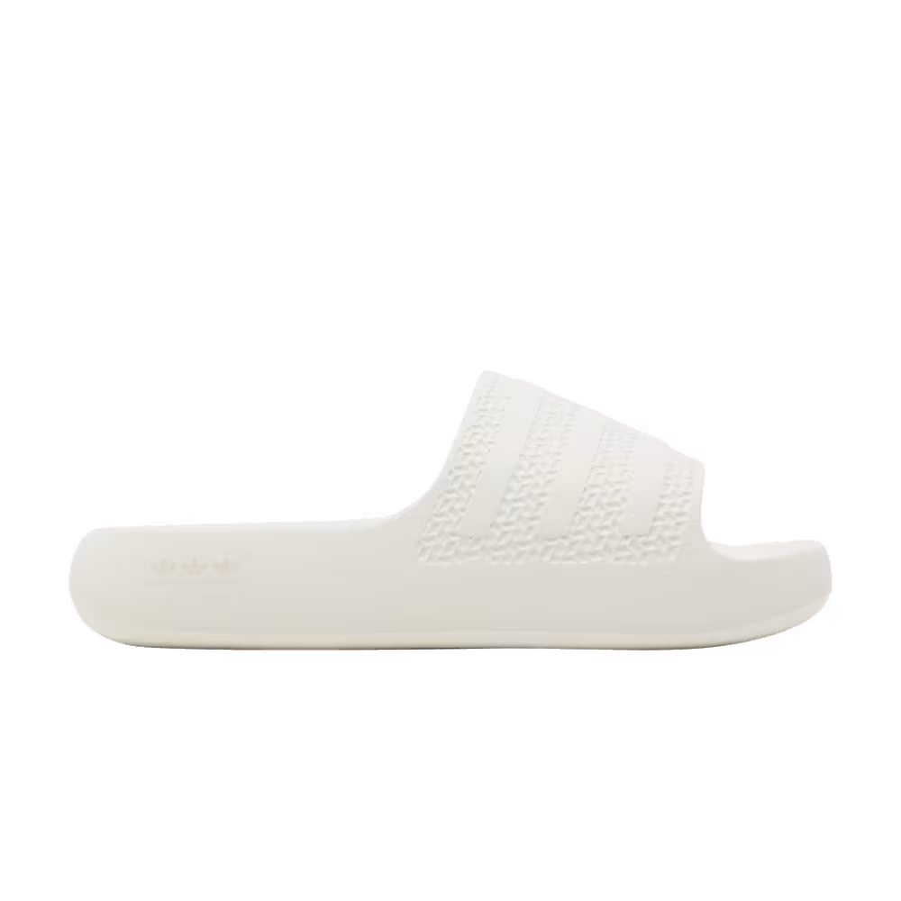 Adidas Women's Adilette Ayoon Slide Triple White