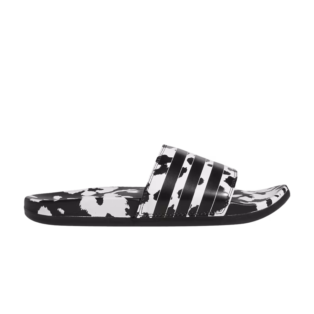 Adidas Women's Adilette Comfort Slide Cow Print