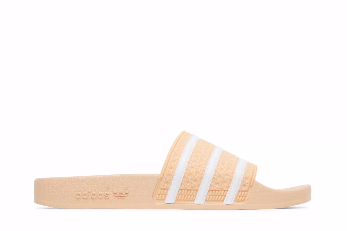 Adidas Women's Adilette Slides Halo Blush, view 2