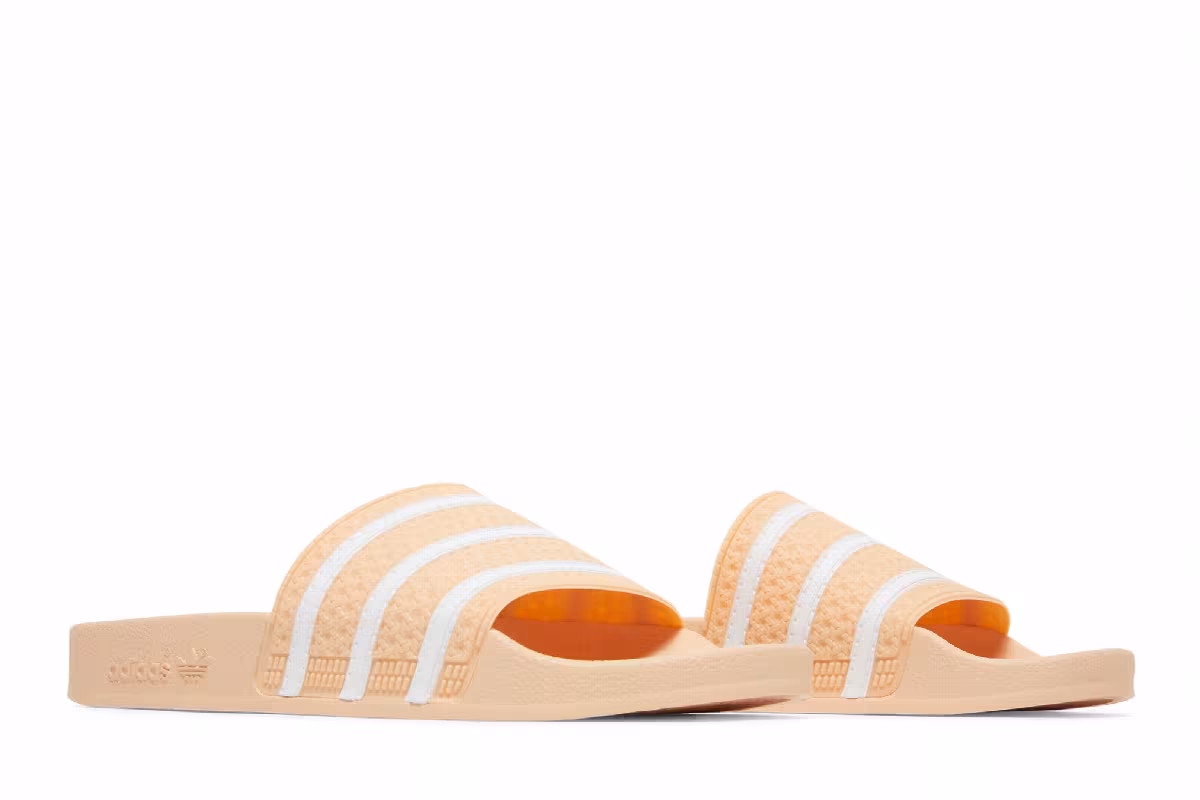 Adidas Women's Adilette Slides Halo Blush, view 9