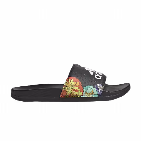 Adidas Wmns Adilette Comfort Slide 'Black Floral'