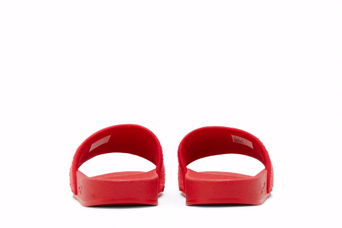 Adidas Women's Adilette Slide Vivid Red, view 7