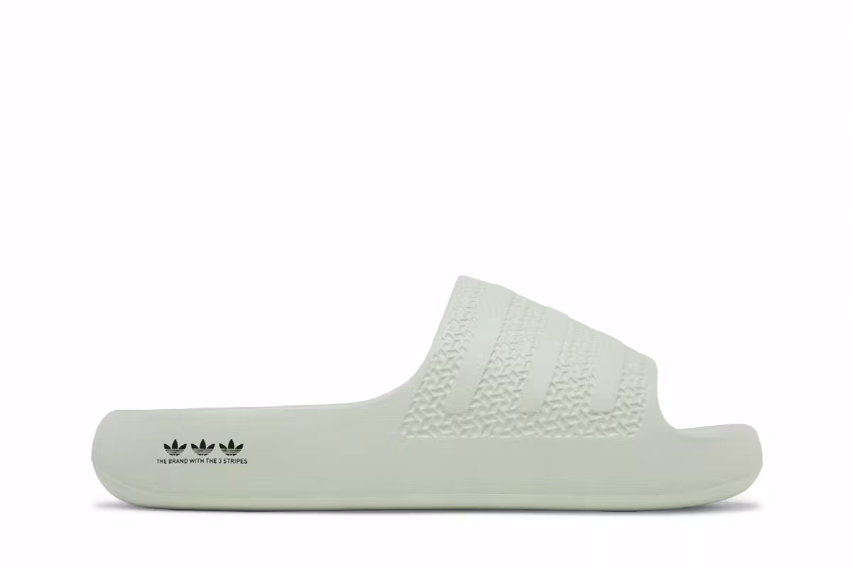 Adidas Women's Adilette Ayoon Slide Linen Green, view 2
