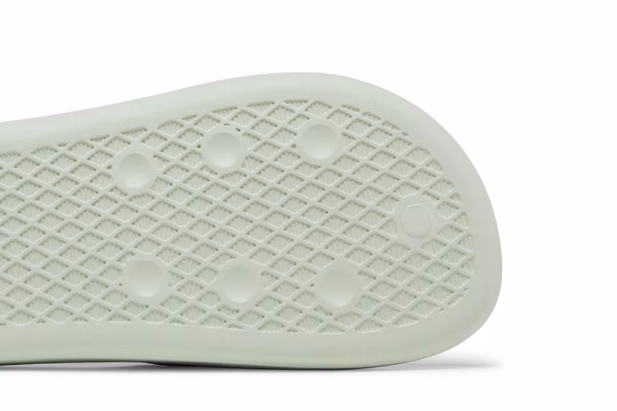 Adidas Women's Adilette Ayoon Slide Linen Green, view 6