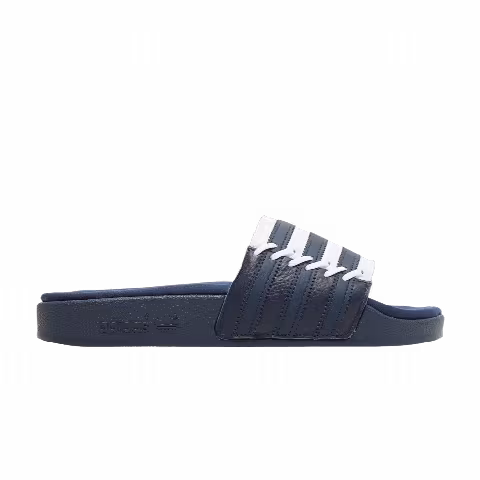 Adidas Wmns Adilette Slide 'Stitched - Collegiate Navy'