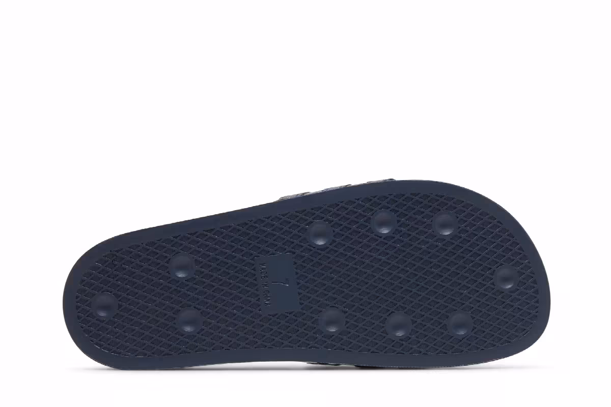 Adidas Women's Adilette Slide Stitched - Collegiate Navy, view 5