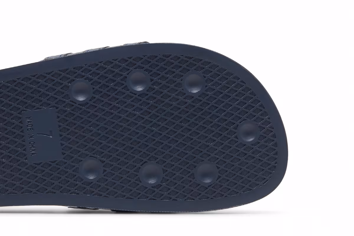 Adidas Women's Adilette Slide Stitched - Collegiate Navy, view 6