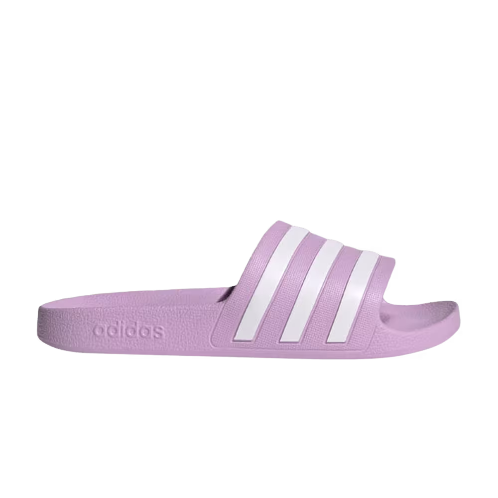 Adidas Women's Adilette Adilette Aqua Slide Clear Lilac