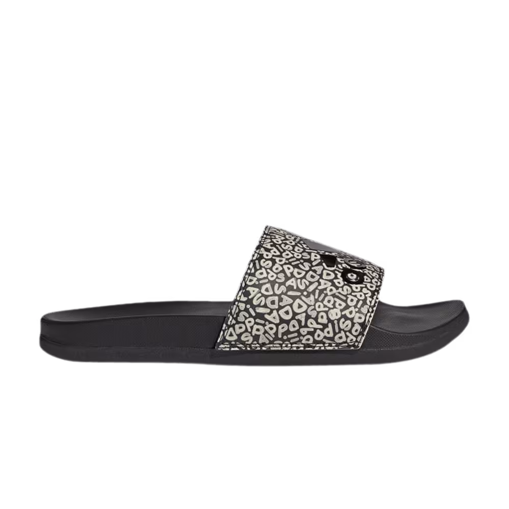 Adidas Women's Adilette Comfort Slide Playful Floral Print