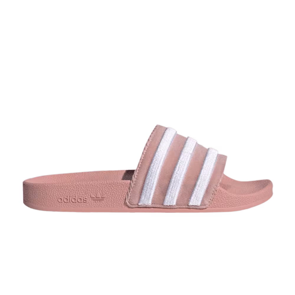 Adidas Women's Adilette Slide Wonder Mauve White