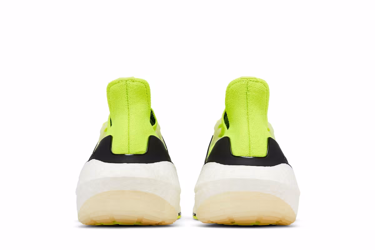 adidas UltraBoost 22 Solar Yellow Black, view 7