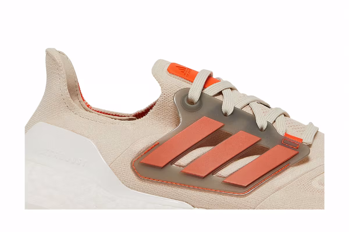 adidas Men's UltraBoost 22 Aluminium Impact Orange, view 3