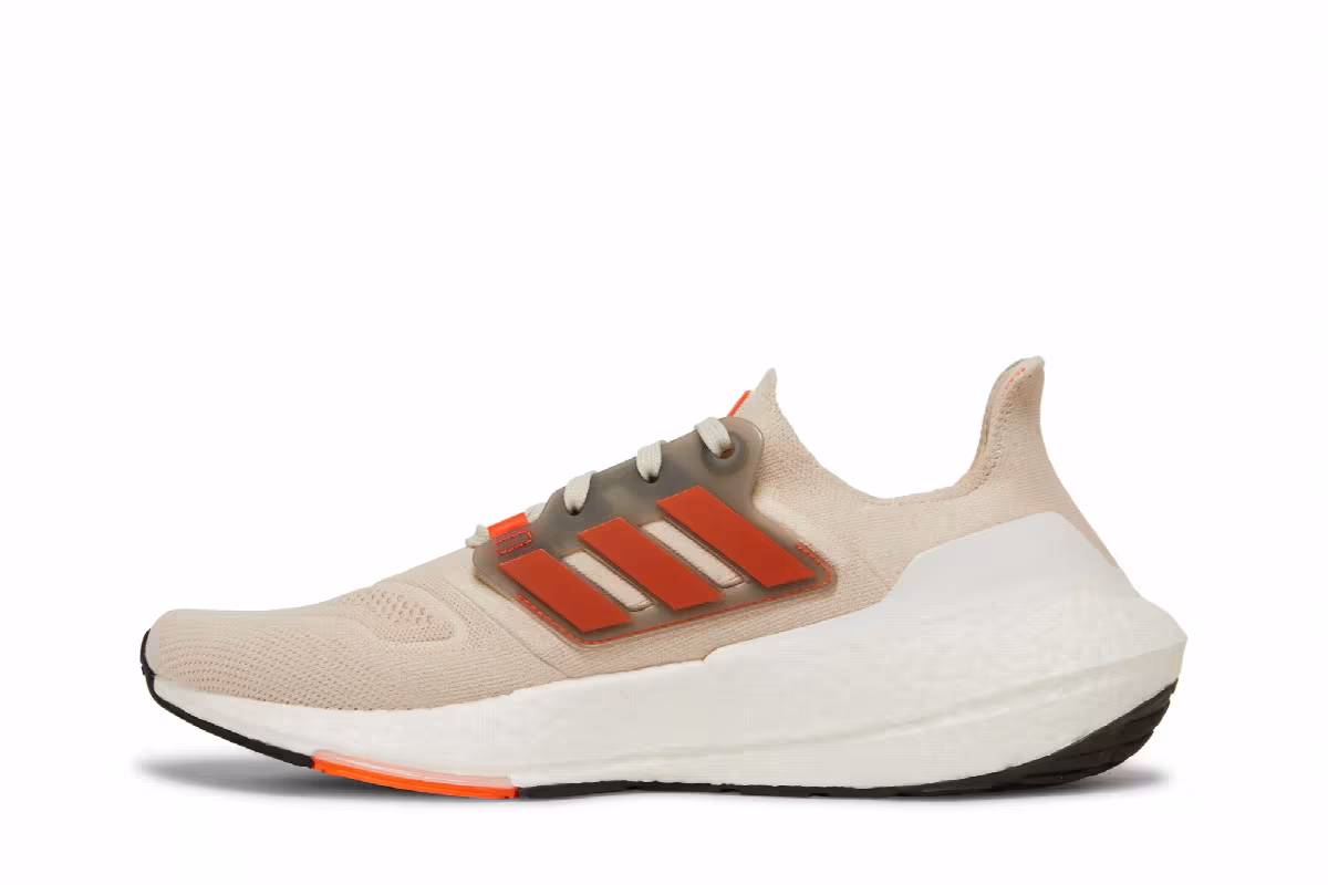 adidas Men's UltraBoost 22 Aluminium Impact Orange, view 4