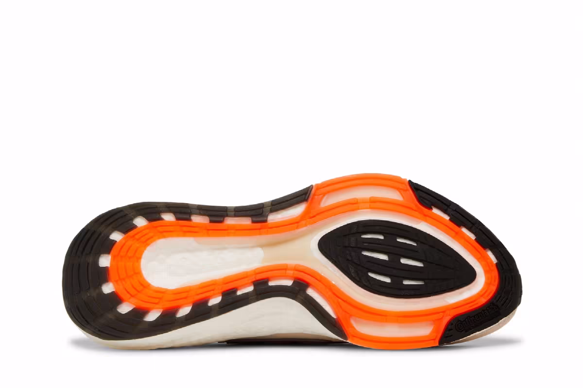 adidas Men's UltraBoost 22 Aluminium Impact Orange, view 5