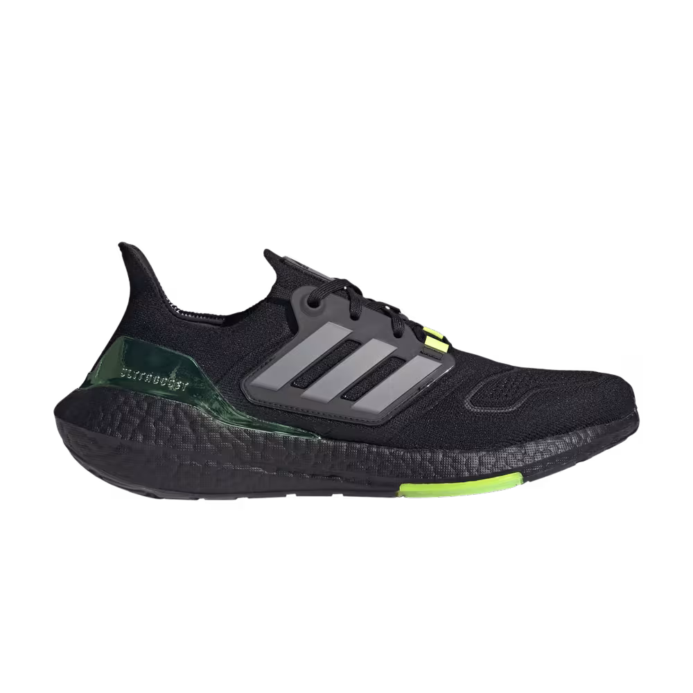 adidas UltraBoost 22 Black Beam Green