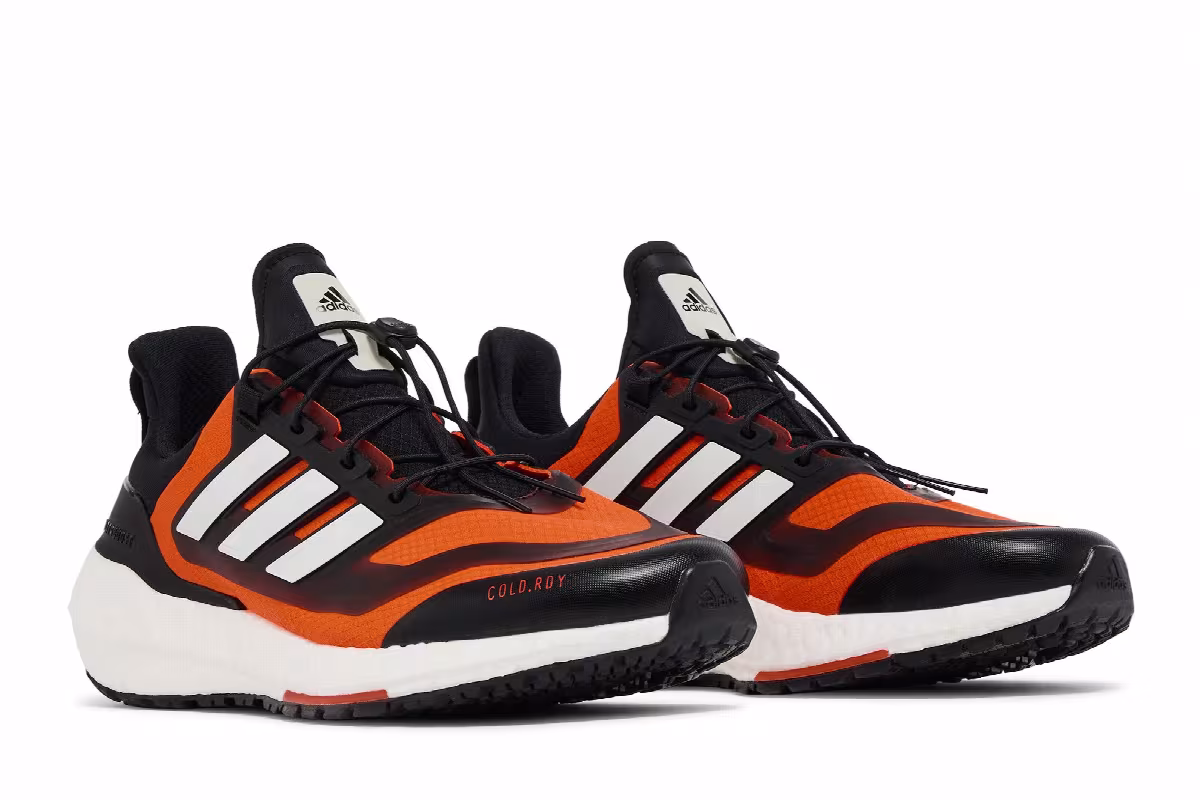 Adidas UltraBoost 22 Cold.RDY 2.0 Black Impact Orange, view 9