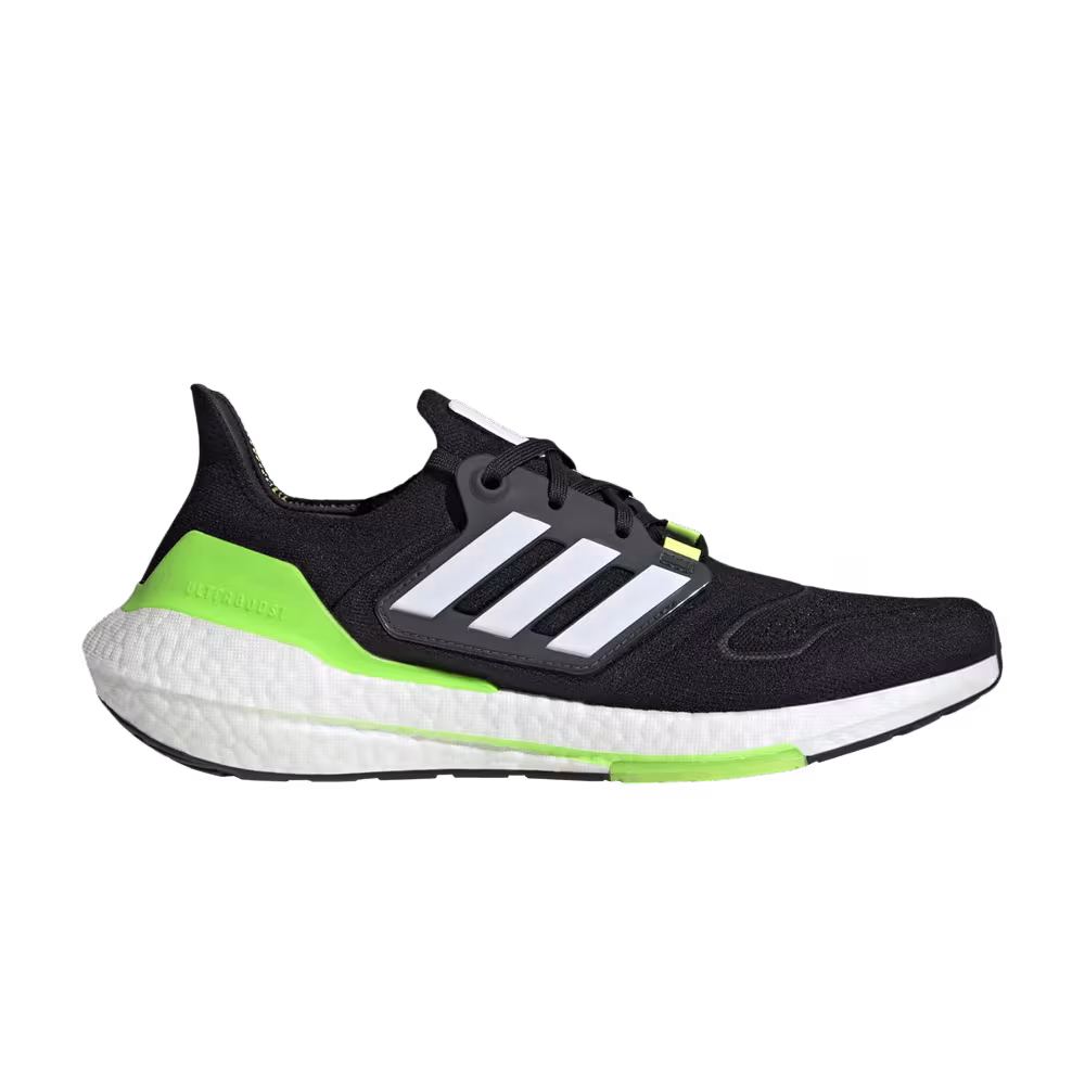 adidas UltraBoost 22 Black Solar Green