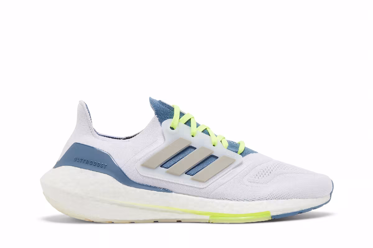 adidas UltraBoost 22 White Linen Green, view 2