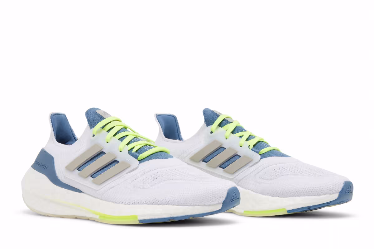 adidas UltraBoost 22 White Linen Green, view 9