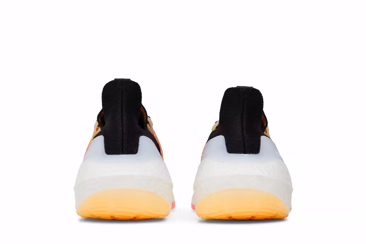 adidas UltraBoost 22 Black Flash Orange, view 7