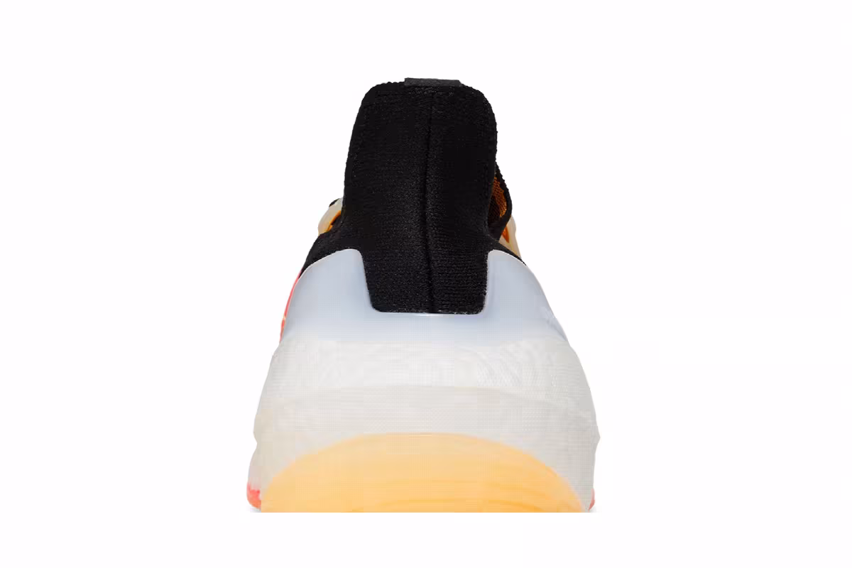 adidas UltraBoost 22 Black Flash Orange, view 8