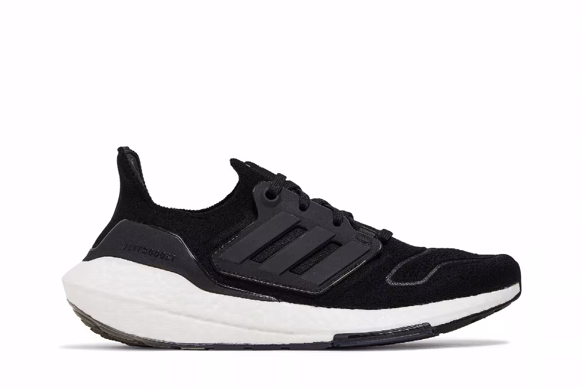 adidas Women's UltraBoost 22 Black White, view 2