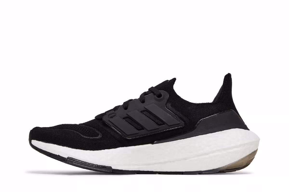 adidas Women's UltraBoost 22 Black White, view 4