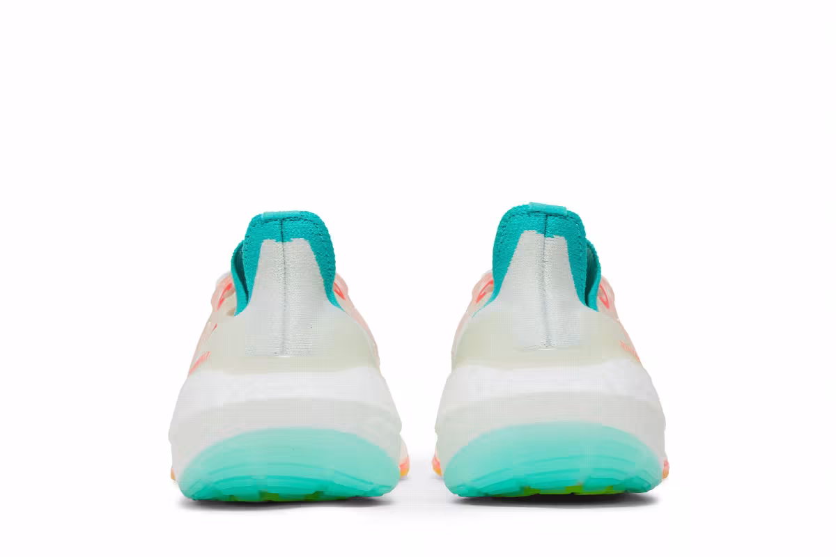 adidas Women's UltraBoost 22 White Turbo Mint, view 7
