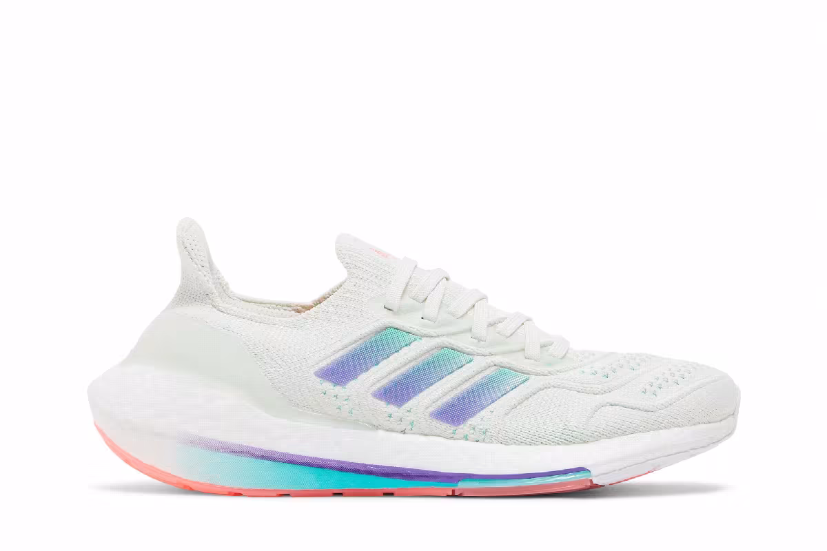 Adidas Women's UltraBoost 22 Heat.RDY White Tint Pulse Mint, view 2