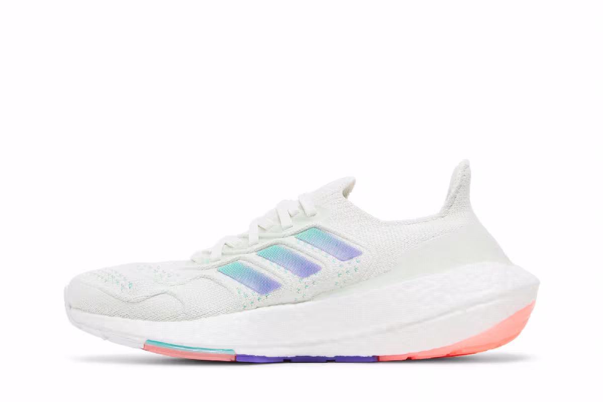 Adidas Women's UltraBoost 22 Heat.RDY White Tint Pulse Mint, view 4