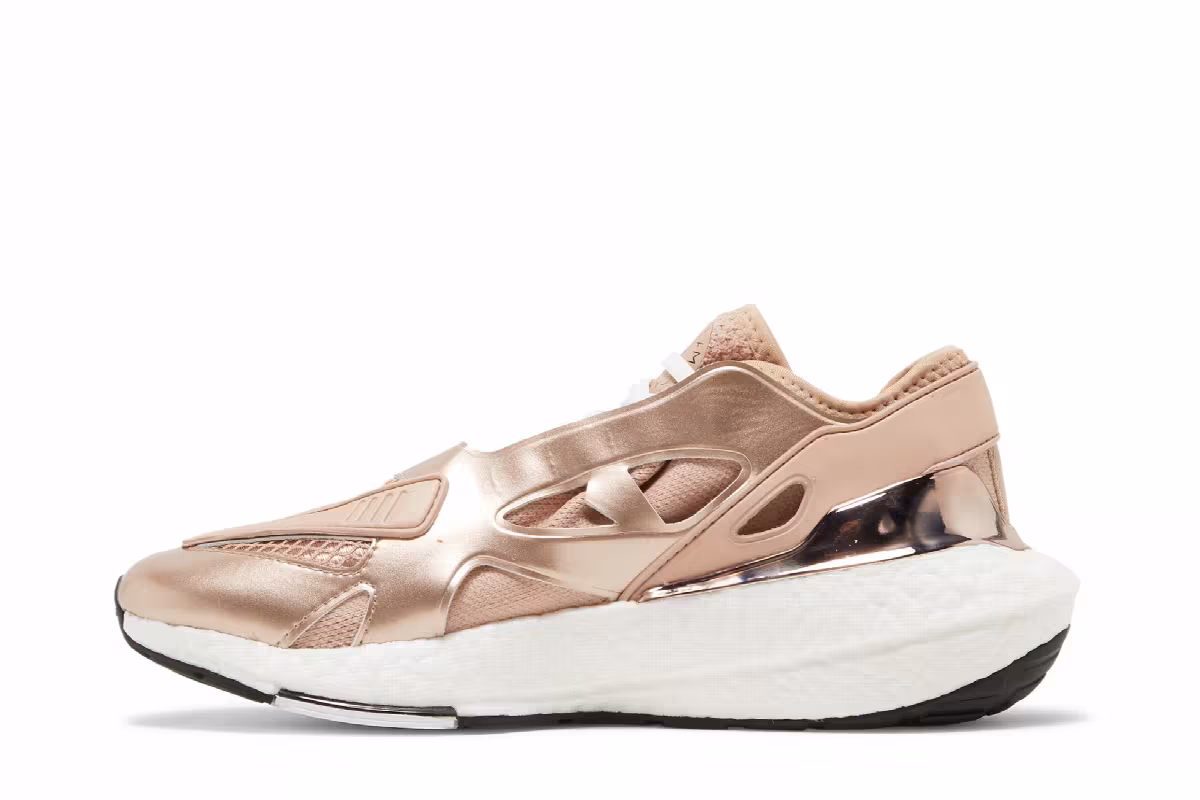 Stella McCartney x adidas Women's UltraBoost 22 Beige White, view 4