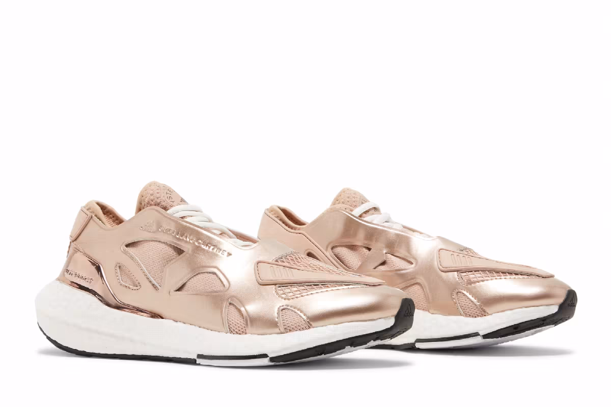 Stella McCartney x adidas Women's UltraBoost 22 Beige White, view 9