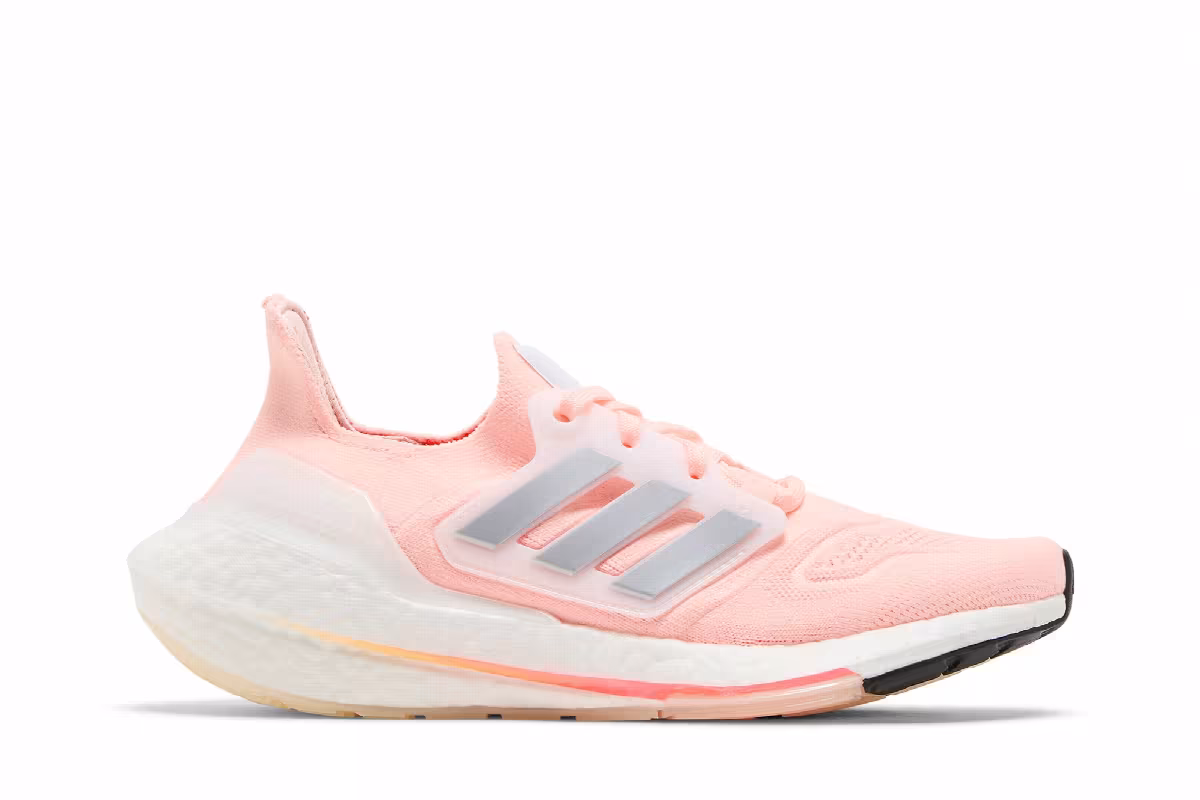 adidas Women's UltraBoost 22 Clear Orange, view 2