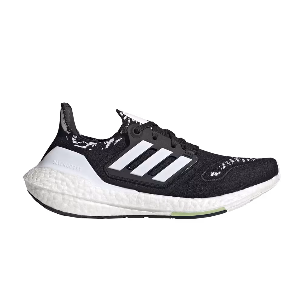 Adidas Women's UltraBoost 22 Black White Almost Lime