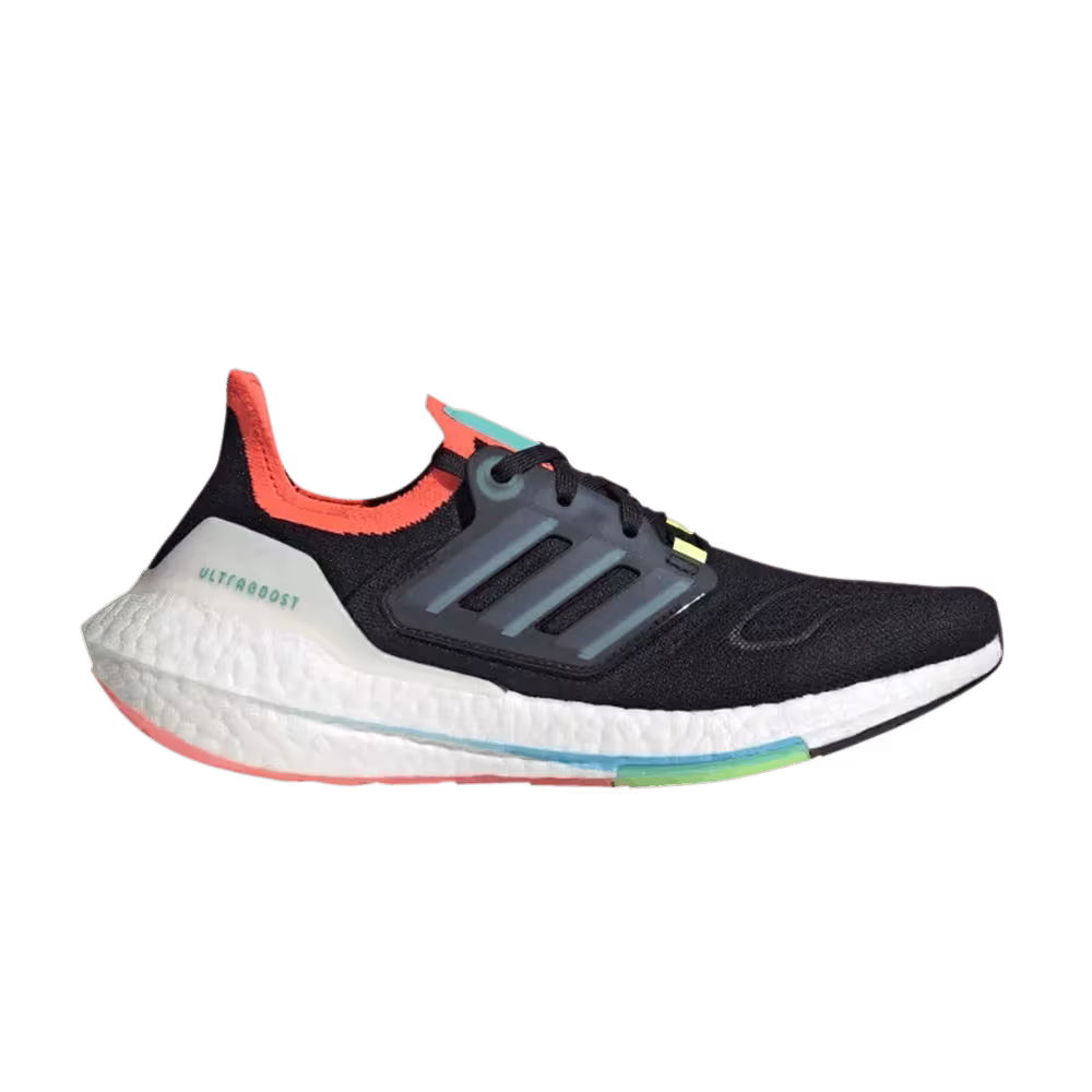 Adidas Women's UltraBoost 22 Black Sky Rush Turbo