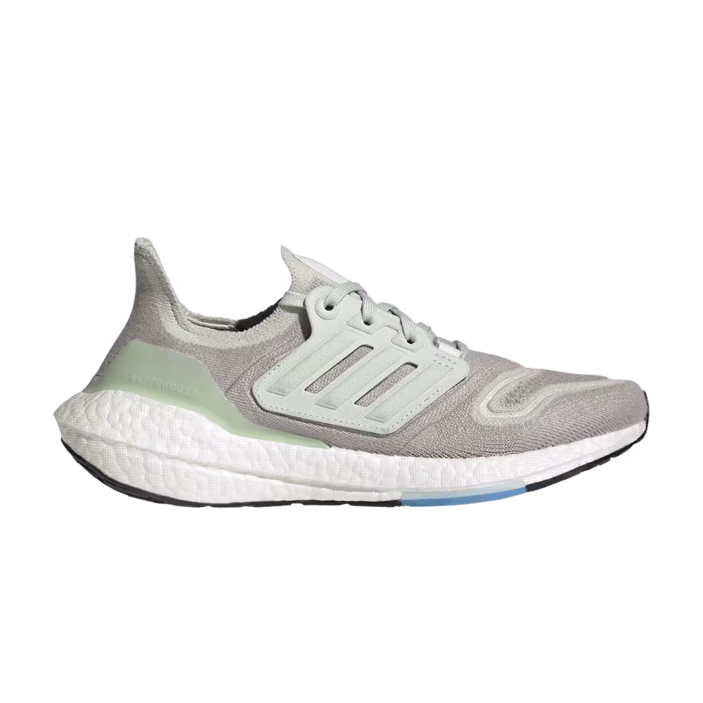 Adidas Women's UltraBoost 22 Metal Grey Linen Green