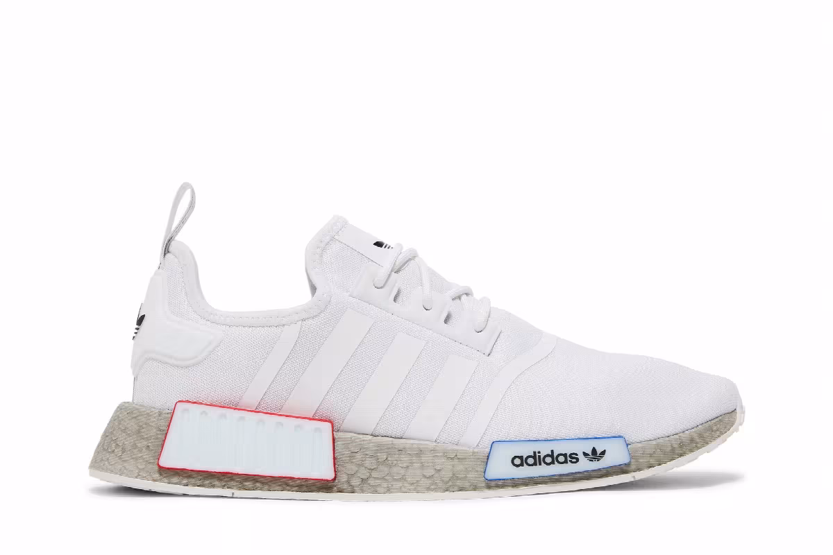 adidas NMD_R1 White Grey, view 2