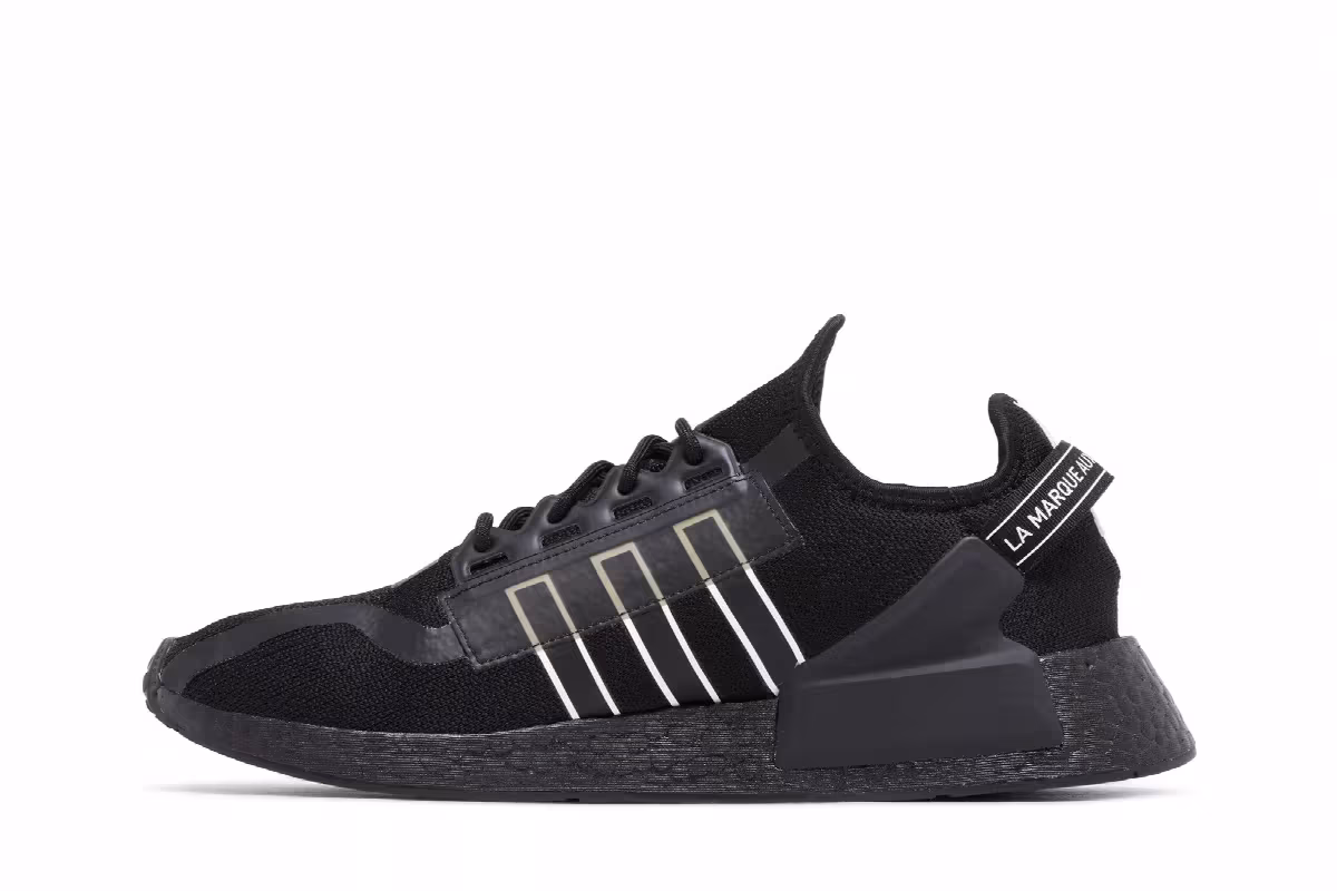 adidas NMD_R1 V2 Black White, view 4