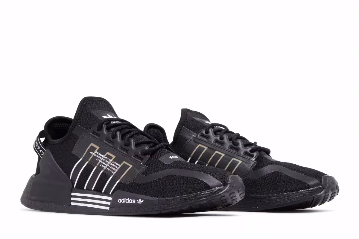 adidas NMD_R1 V2 Black White, view 9