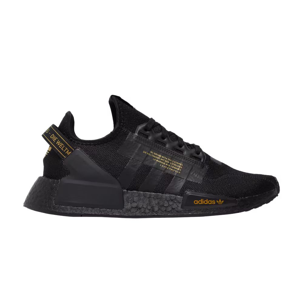 adidas NMD_R1 V2 Black Gold Metallic