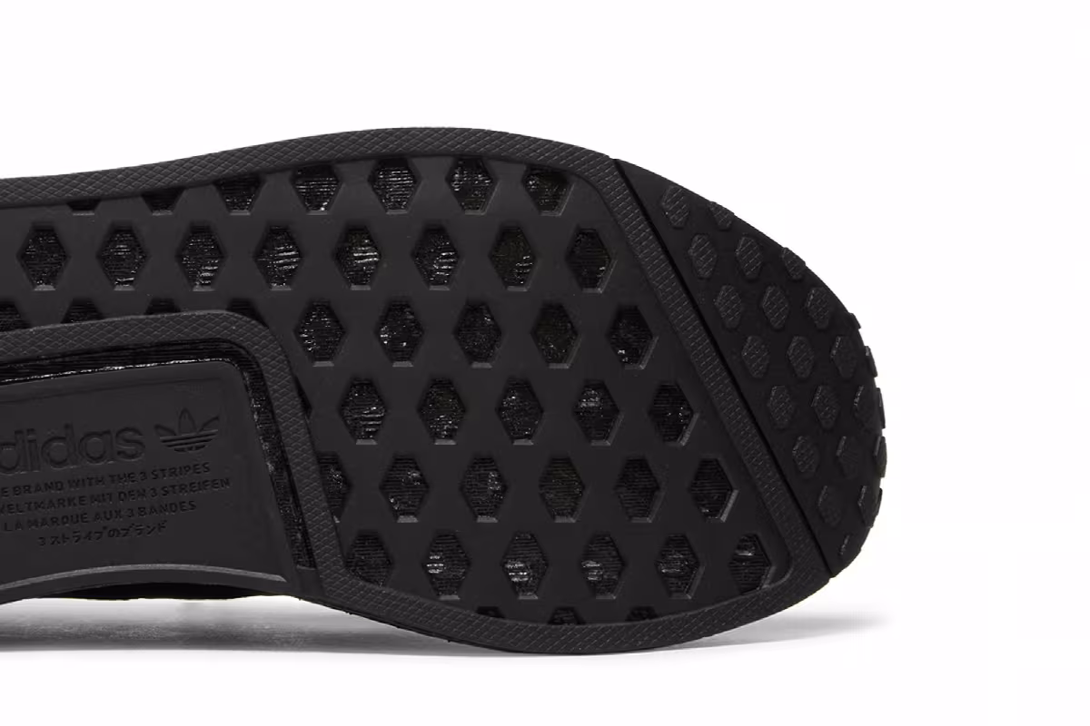 adidas NMD_R1 V2 Black Gold Metallic, view 6