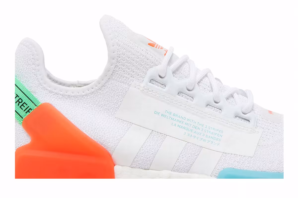 adidas NMD_R1 V2 Glow In The Dark - White Sonic Ink, view 3