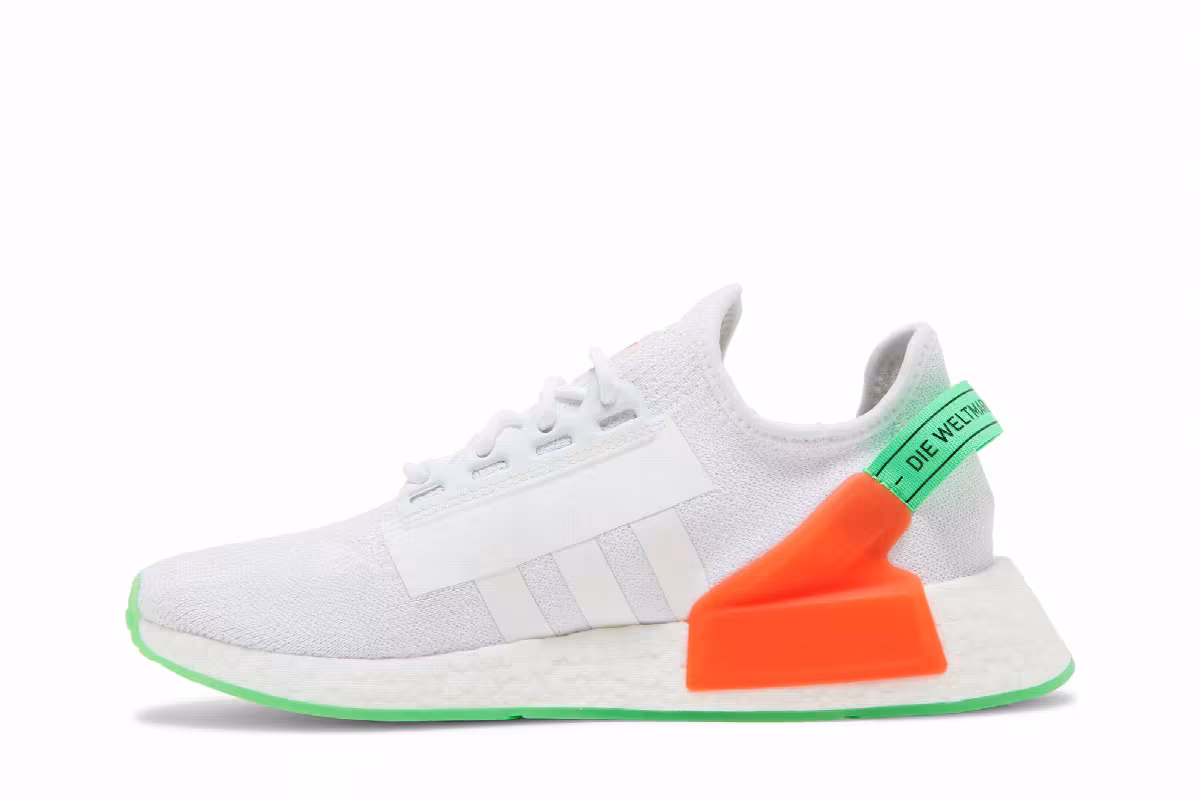 adidas NMD_R1 V2 Glow In The Dark - White Sonic Ink, view 4