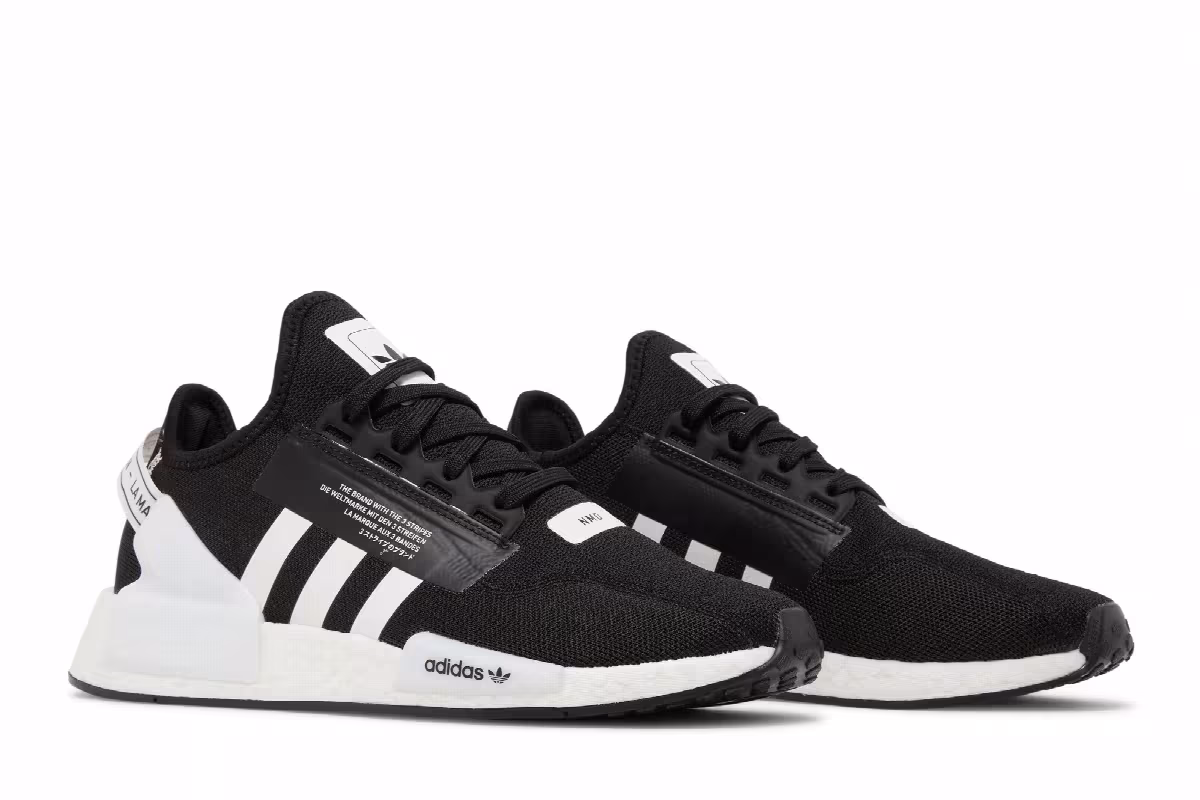 adidas NMD_R1 V2 Core Black White, view 9