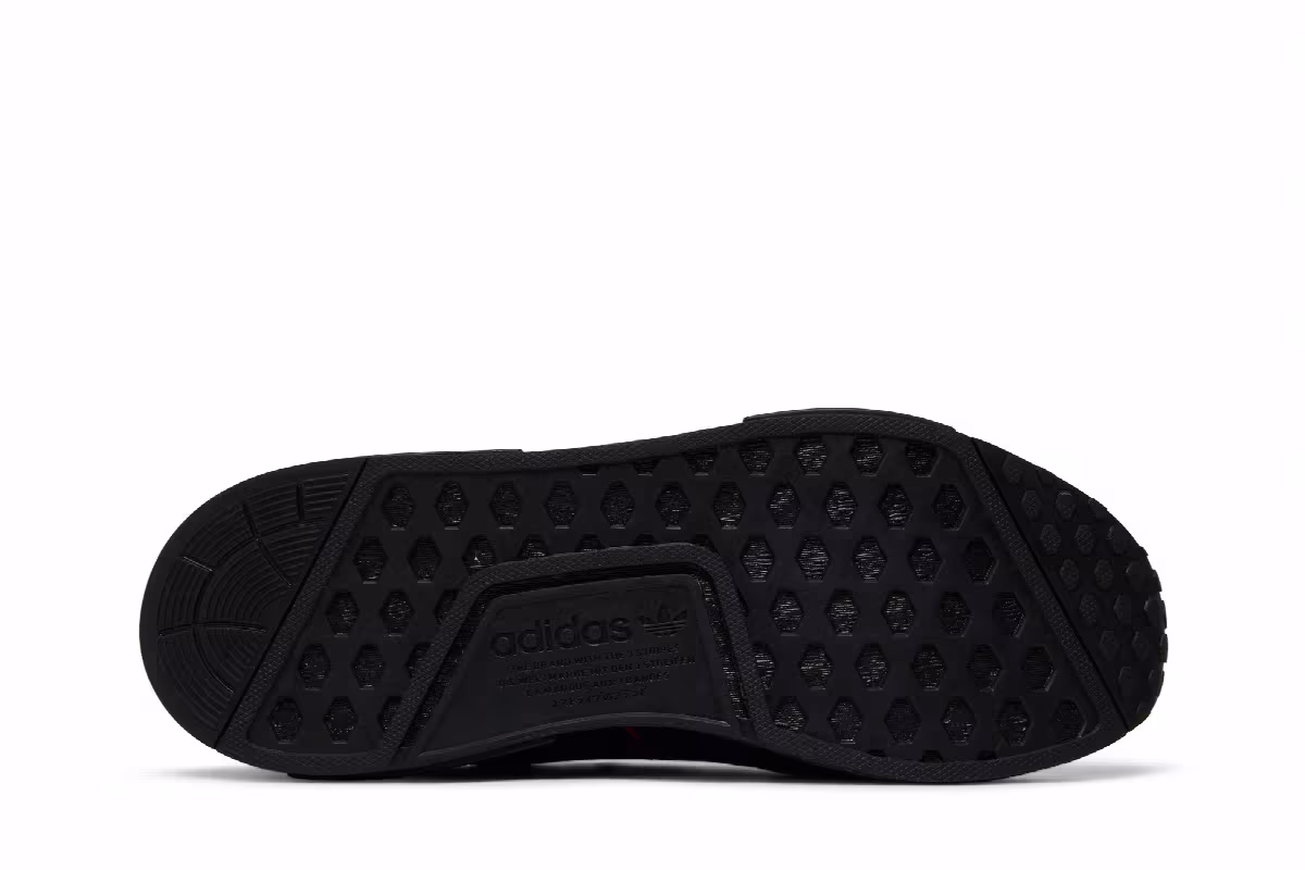adidas NMD_R1 Black Power Red, view 5