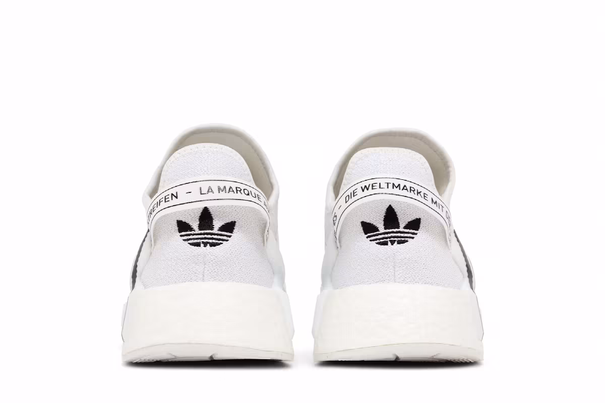 adidas NMD_R1 V2 White Black, view 7