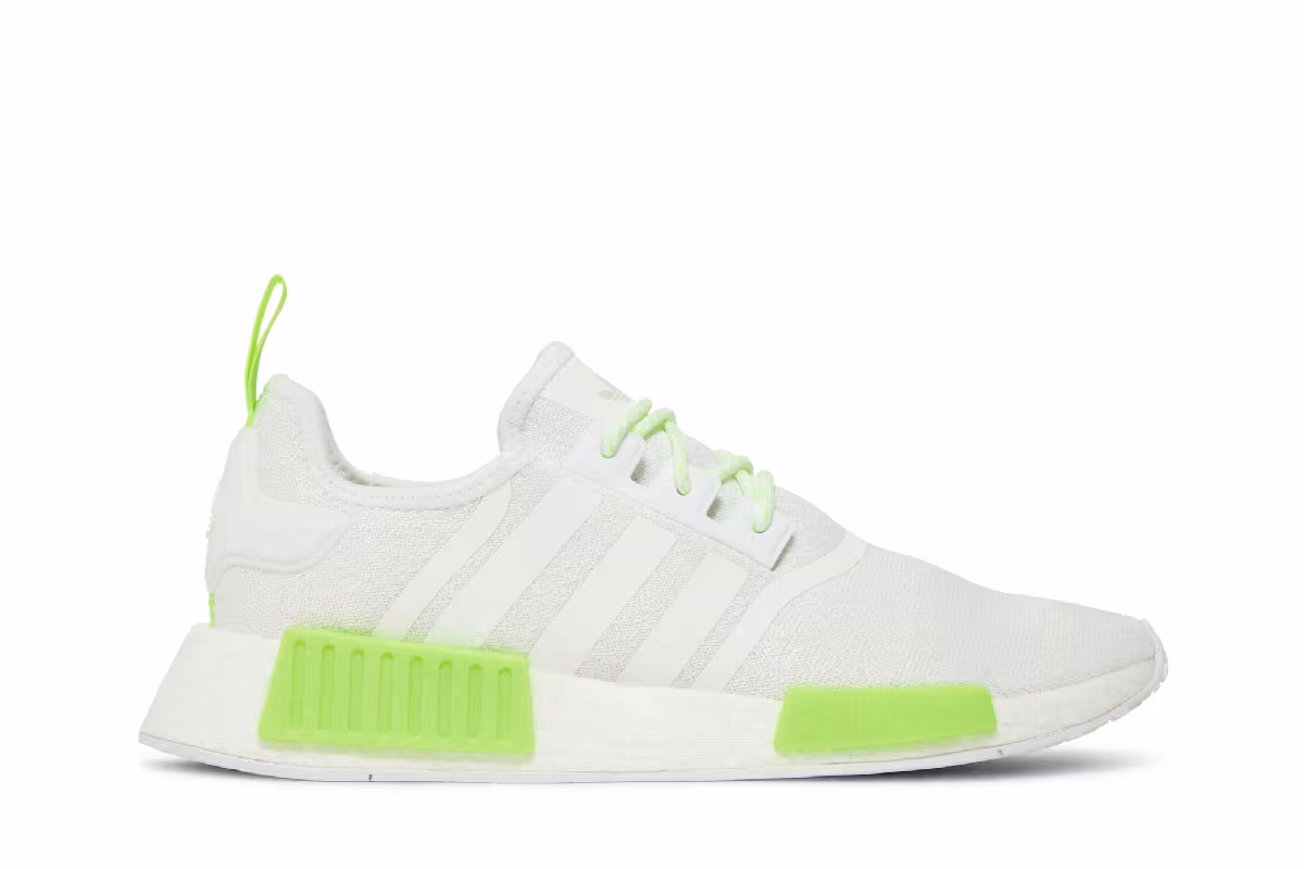 Adidas NMD_R1 White Solar Green, view 2