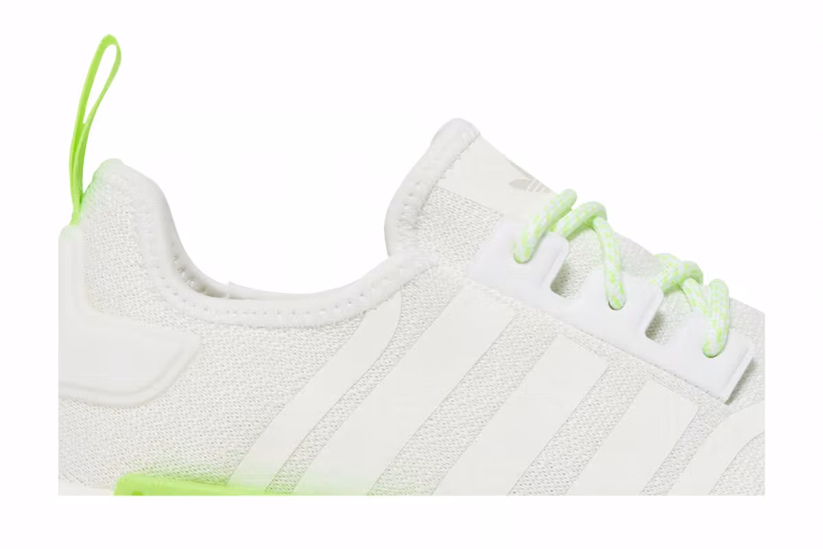 Adidas NMD_R1 White Solar Green, view 3