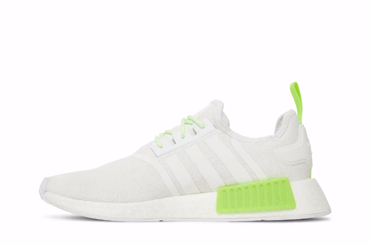 Adidas NMD_R1 White Solar Green, view 4